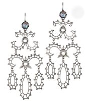 Orecchini Laurent Gandini Donna Pizzo in Argento Labradorite 72PIZZO.ARG